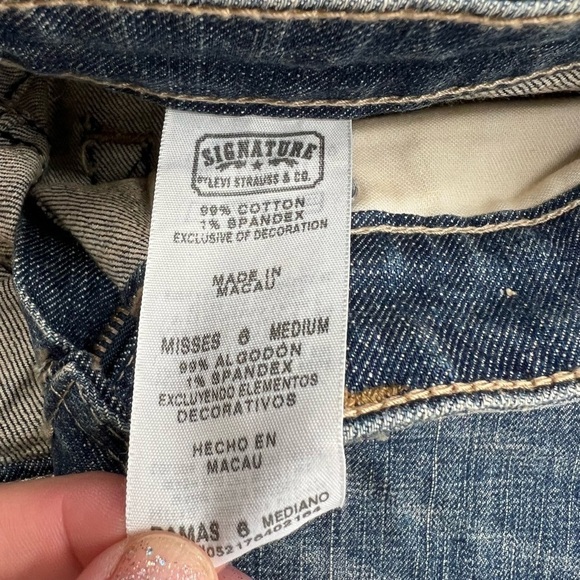 Levis Strauss & Company Signature VINTAGE/RARE Jeans Misses 6medium NEW - Picture 5 of 6